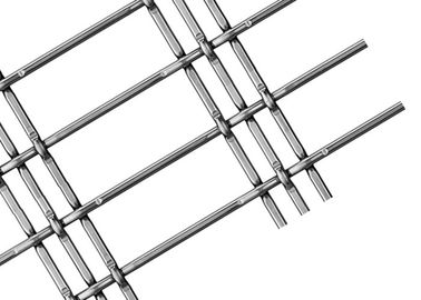Écran flexible en métal d'armure de façade faite sur commande avec fil plat/rond d'acier inoxydable