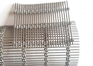 maille flexible décorative de corde d'acier inoxydable de largeur de 4M pour des murs de rideaux en métal