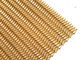 Grillage d'armure de spirale de transit d'or de Rose pour le diviseur de draperie de magasin W1.2m x L 3m